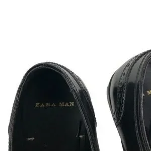 Zara | Shoes | Zara Man Black Gold Leather Oxford Luxury  display picture 1
